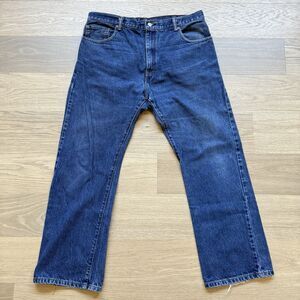 Levis 517 Jeans Men 38x30 Blue Bootcut Classic Denim Cotton